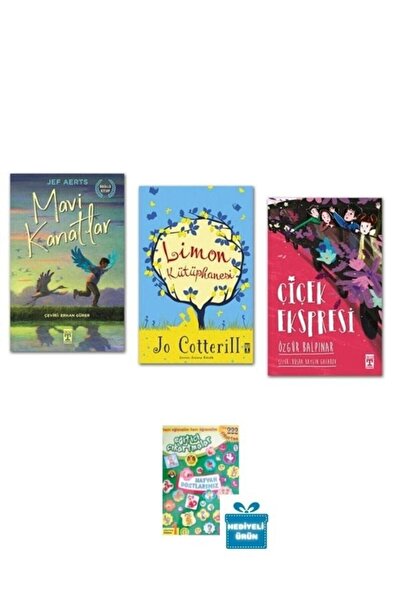 Timaş Yayınları Hediyeli Mavi Kanatlar - Limon Kütüphanesi - Çiçek Ekspresi -...