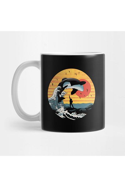 Pixxa Killer Whale Mug