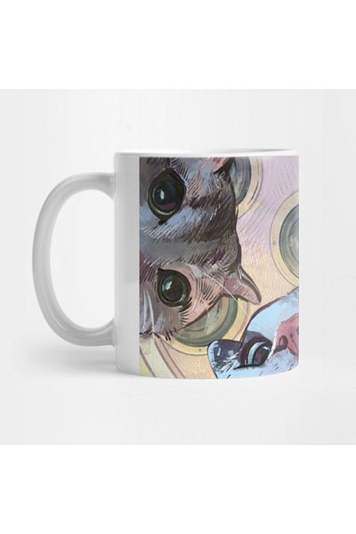 Pixxa Hungry Cats Mug Cup