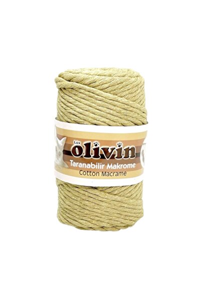 Olivin Сканиран Сканируем макраме шнур Памук Памук Mpt2502