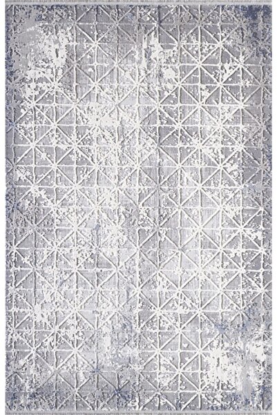 Artemis Halı Artemis Artex 05852a Mavi Gri Halı Akrilik Saçaklı Halı