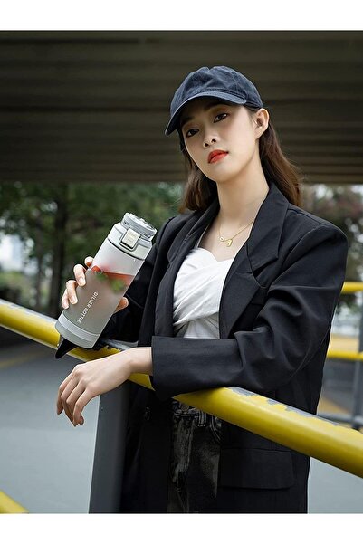 DILLER 790ml Comfortable Drinking - Pipeless - Tritan Water Bottle with Carrying Handle Softtouch