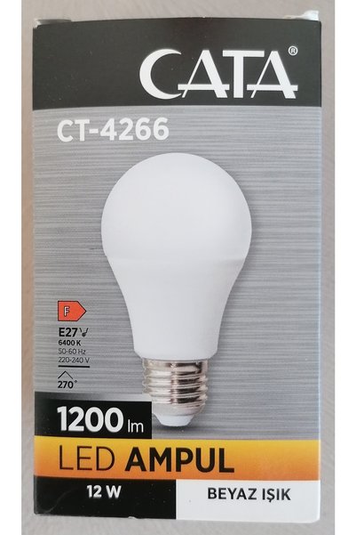 12w Led Ampul E27 Duylu Ct-4266 Beyaz Işık 1200 Lm