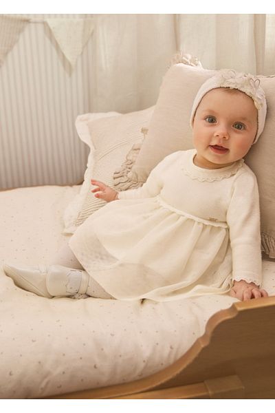 MAYORAL Baby Girl Stylish Celebration Dress L23K2822