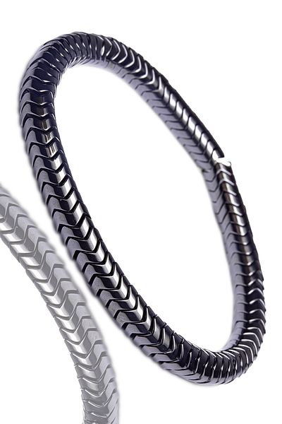 Tesbih Atölyesi Certified Aaa Silver Color Hematite Stone Bracelet - Tarnish Resistant