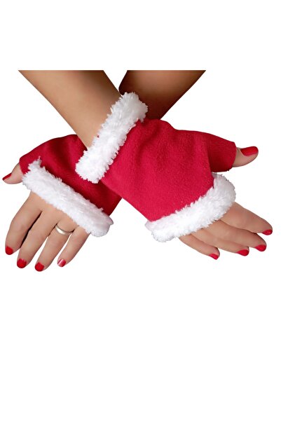 Beach and the City Eldiven- Noel Baba- Yarım Eldiven- Parmaksız Eldiven, Yılbaşı Hediye, Yılbaşı, Hediye, Polar Eldiven