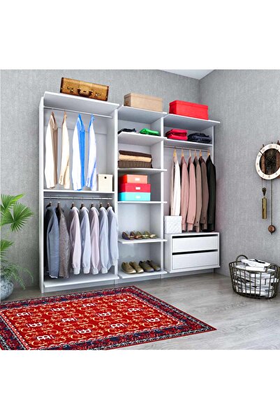 Kenyap Plus 817505 Flexi Kapaksız Giysi Dolabı Beyaz 220 Cm