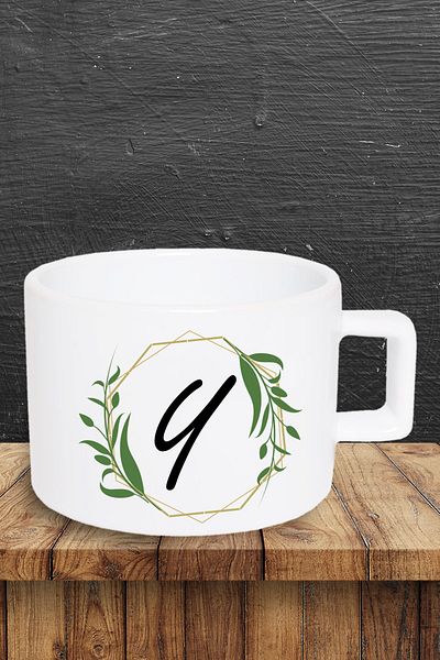 yhfoto Letter Y Cup