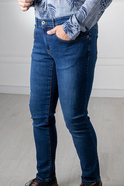Sarar Συνέντευξη Midas Νέο Navy Blue τζιν παντελόνι