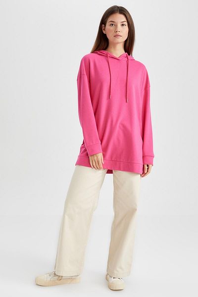 DeFacto Relax Fit Kapuzen-Sweatshirt-Tunika