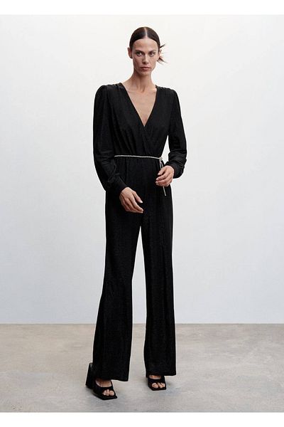 MANGO Woman Jumpsuit Lightweight and Fashionable Design