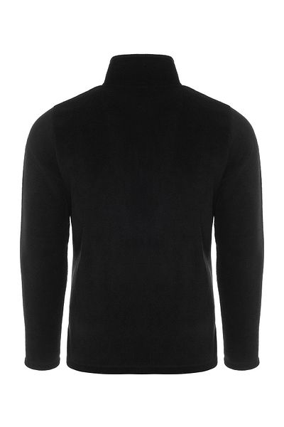 VEGA PORT Unisex Μαύρο 4 τσέπες με φερμουάρ κορώνα μοντέλο εξωτερικού χώρου Fleece