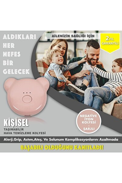 RUSTİKEVDECORART Evde Okulda Arabada Taşınabilir Hava Temizliyici