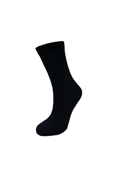İYİ MODA Черни памучни спортни чорапи за колеж за тенис (36-40)