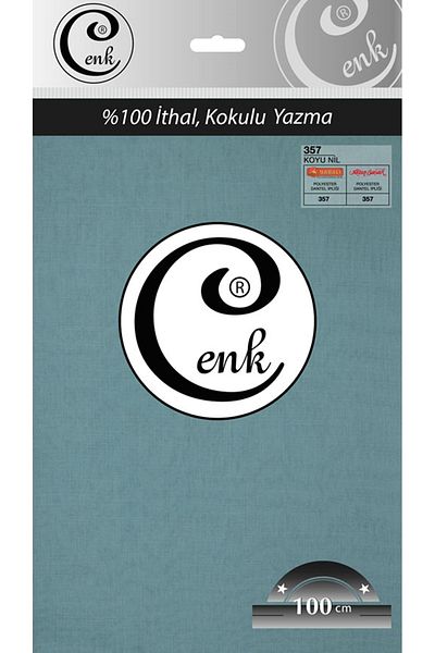 Cenk Culoare uni 100 cm sac de scris - 0301 - 357-nil închis