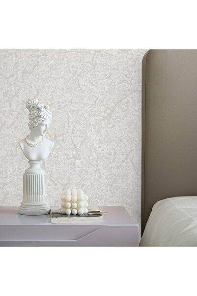 Adawall Dante Seri Düz Desenli Duvar Kağıtı 1406-2: Gri