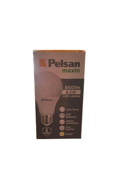 Pelsan Maxin 850lm 8,5w Led Ampul 2700k
