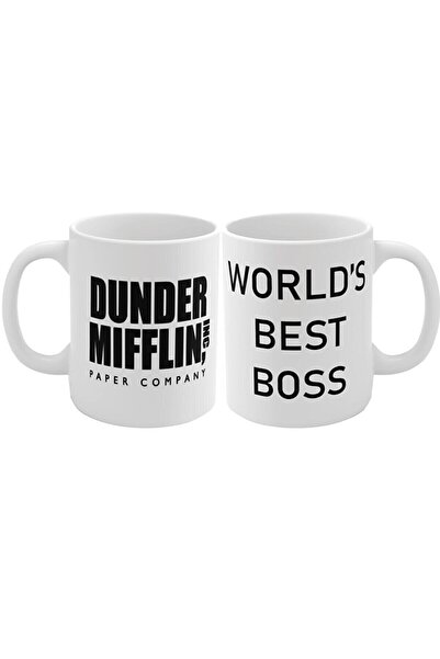 The Office Tv Series World's Best Boss Baskılı Kupa Bardak