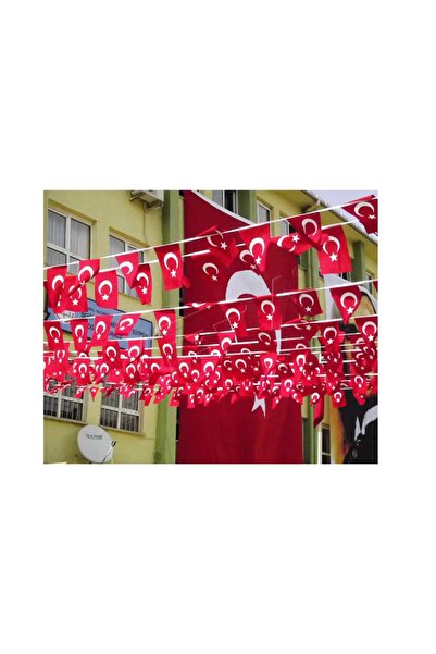 bayrakal Dizili Türk Bayrağı Raşel Kumaş 50 Ad. 28 Metre, Dizili Bayrak, Sıra...