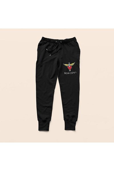 HobyUsa Bonjovi Elastic Waist Track Pants Jogger
