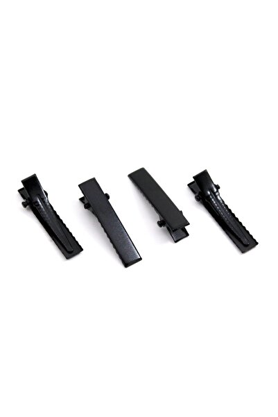 yfhobi 10 Adet - 3 Cm Siyah Boya Kaplama Maşa Toka, Pens Toka, Timsah Toka, Ç...