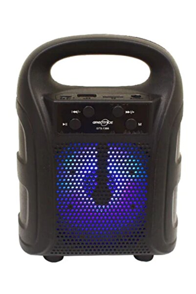 Buffer Tutmalı Mini Hoparlör Işıklı Taşınabilir Bluetooth Wireless Radyolu Sd...