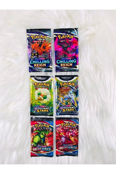 Abetto Pokemon Oyun Kartı Karma Set (6 Paket)