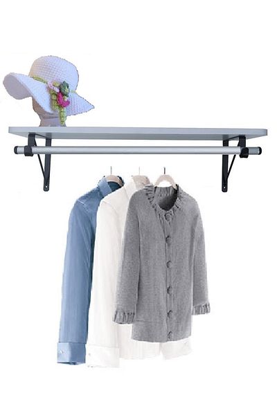 Depolife Wall Shelf Fortmanto Coat Rack Clothes Hanging Shelf Hanging Shelf For Bookshelf
