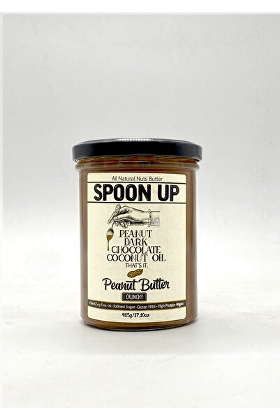 SPOONUP %100 Şekersiz Bitter Çikolatalı Fıstık Ezmesi Bıg Sıze 485gr(GLUTENSİZ,KATKISIZ,ŞEKERSİZ)