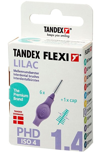 TANDEX Flexi 6lı Arayüz Fırçası 0.8mm - Lilac