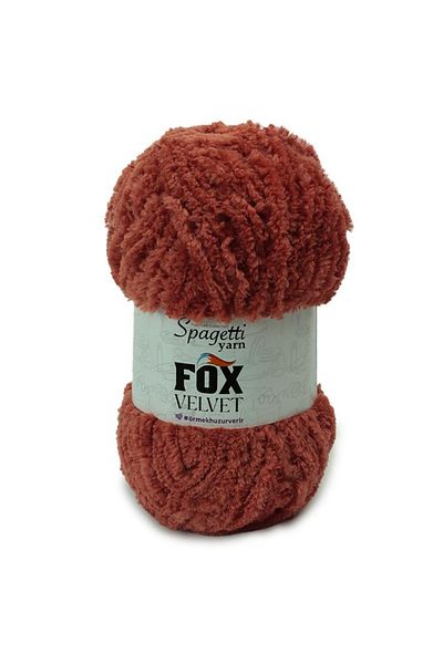 Spagettiyarn Νήματα πλεξίματος χειρός Fox Velvet Tile Velvet