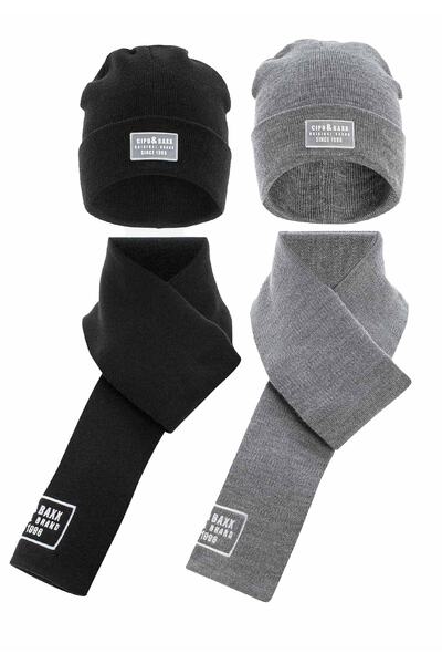 Generic Brand Ca140 Double Weft Beanie Set