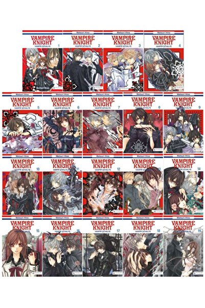 Akıl Çelen Kitaplar Vampire Knight 19 Kitap Full Manga Seti