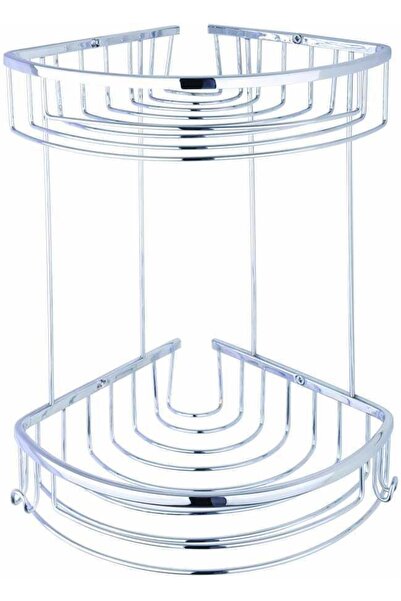 Fama Pluvia Στήριγμα για σφουγγάρια θαλάσσης Onno Chrome 18x18 - Πακέτο δύο τ...