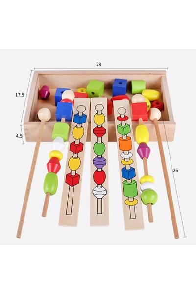 line up Circle Toys - Ahşap Boncuk Sıralama