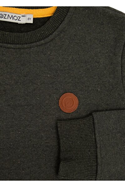 Ozmoz By Mukadder Özden Boy's Recycle Cotton Long Sleeve Moldgreen