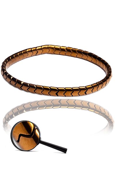 Tesbih Atölyesi Certified Rose Aaa+ Hematite Stone Bracelet - Tarnish Resistant