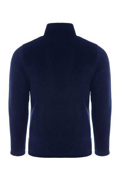 VEGA PORT Unisex Navy Blue 4 Pocket Crown με φερμουάρ Μοντέλο Outdoor Fleece