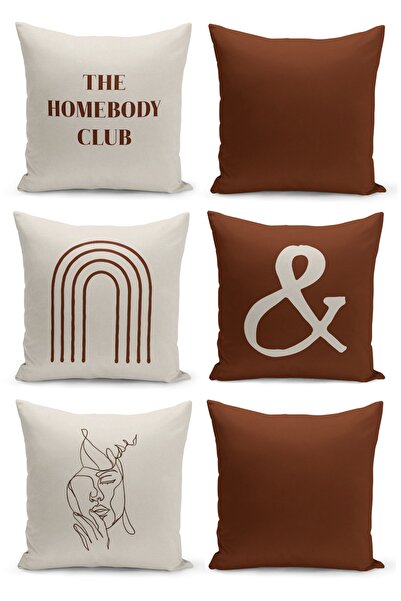 Filamente Набір чохлів для подушок з 6 частин з двостороннім цифровим друком