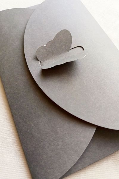Dekorden Gray Invitation Envelope, 100 Pieces
