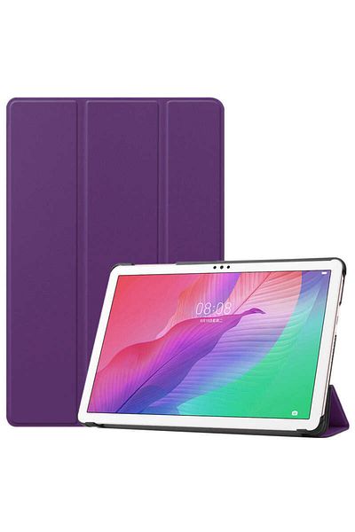 HTstore غطاء ذكي 1-1 لهاتف Huawei Matepad T10s مع حامل - أرجواني