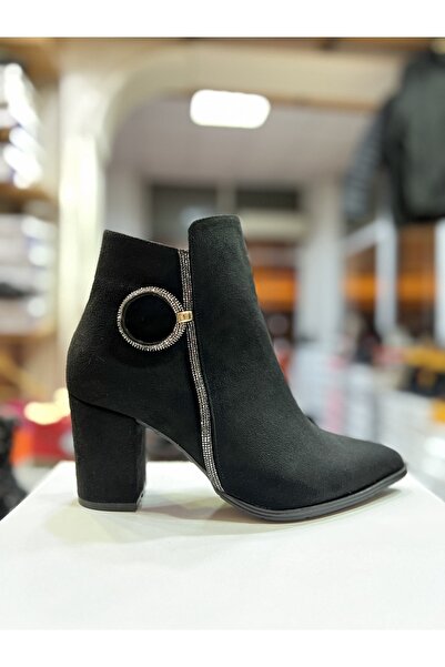 Salsa Siyah Topuklu Bot