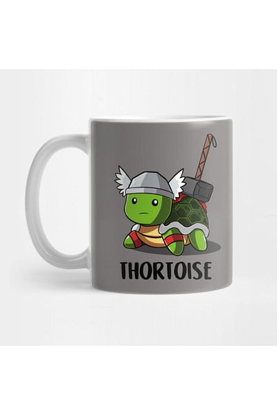 Pixxa Warrior Turtle Mug Cup