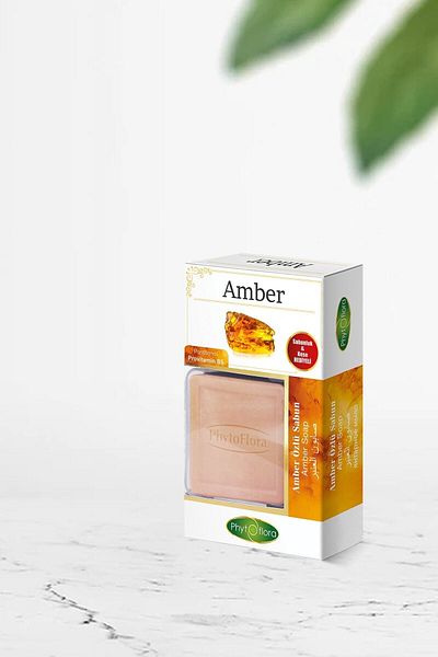 Phytoflora صابون كهرمان ايسنس 125 جرام (كيس وطبق صابون)