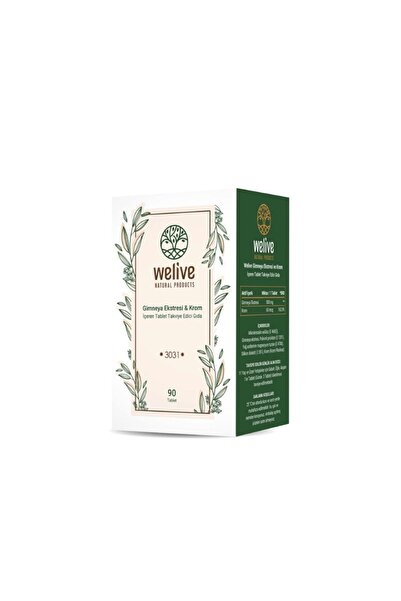 Welive Gymnasium Extract & Food Supplement Containing Chrome 90 Tabs