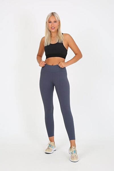 aurafit Ψηλόμεσο Πλεκτό Γυναικείο Πλεκτό Κολάν με Παχύ Ελαστικό Μέση Interlock