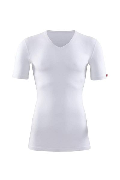 Blackspade 1263 Unisex Λευκό V-λαιμόκοψη κοντό μανίκι Θερμικό