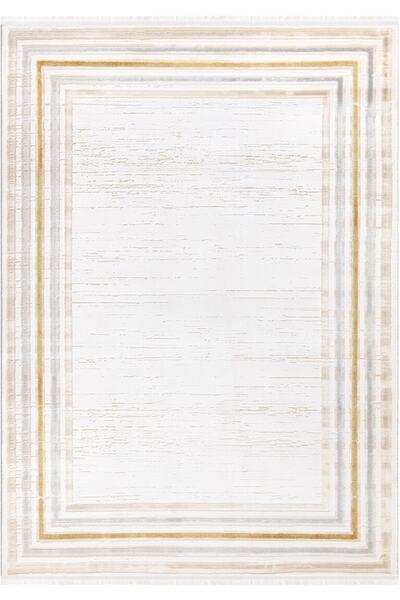 İpek Halı Gaspara 14960 Krem Gold Modern Salon Halısı
