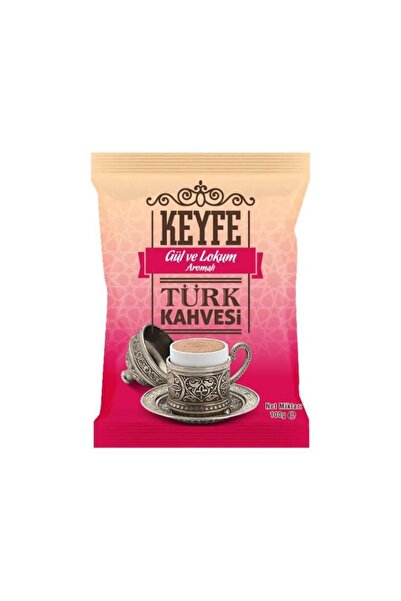 keyfe Güllü Lokumlu Türk Kahvesi 100 gr
