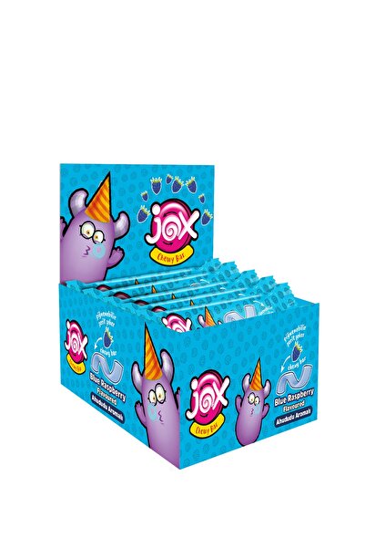 JOX ; Ahududu Aromalı Yumuşak Şerit Şekerleme 7 Gr X 60 Adet/1 Kutu.